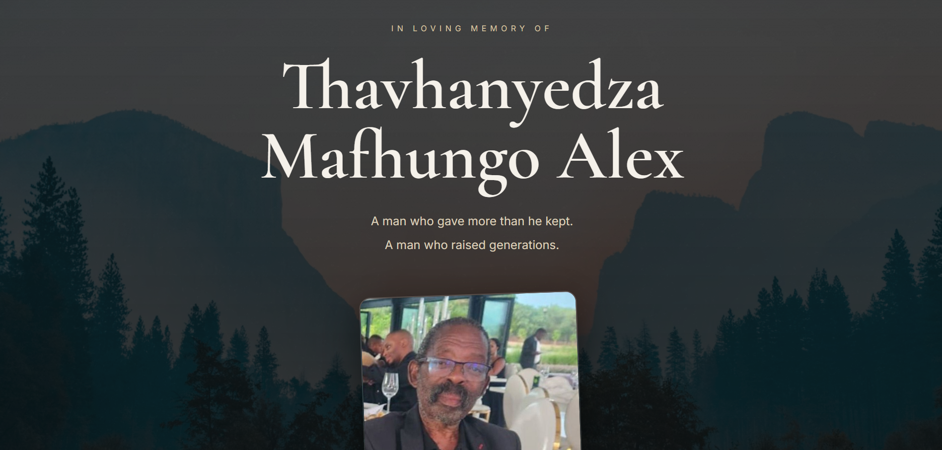 Memorial website
